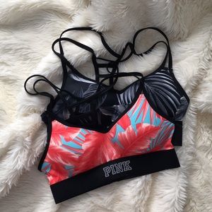 2 VS Pink Sports Bras